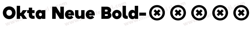 Okta Neue Bold字体转换
